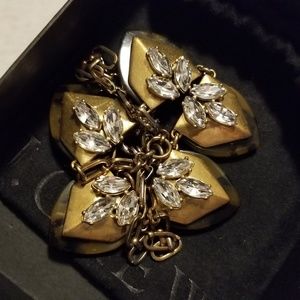 J.Crew necklace gold&tortoise necklace